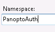 The namespace that will be used in the project